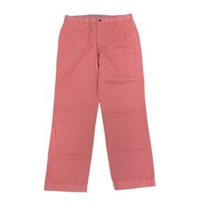 Brooks Brothers Clark Fit Salmon Pink Chino Pants 38/32 Preppy